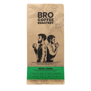 Bro Coffee Roastery – Egész kávébabos Brazil Samba Premium 1kg