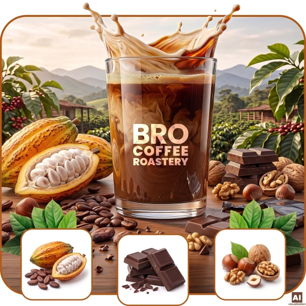 Bro Coffee Roastery – Szemes kávé Crema Tango 400 g