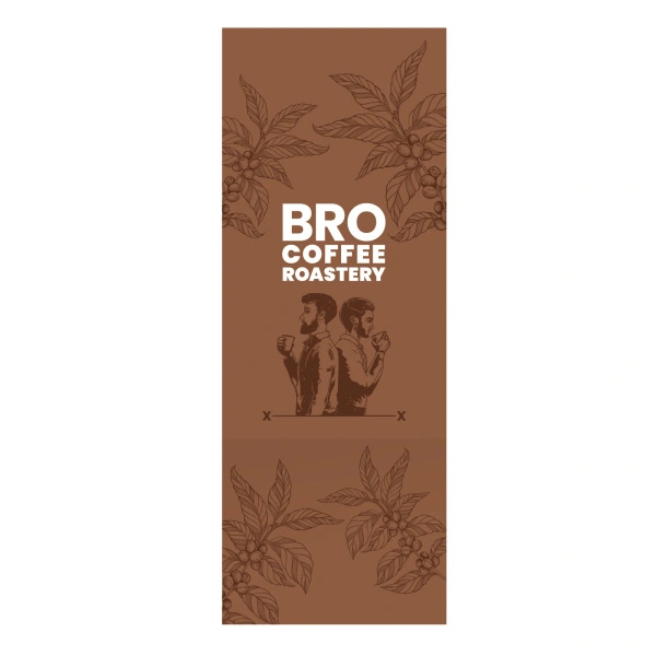 Ajándékdoboz pánt Bro Coffee Roastery logóval – nagy
