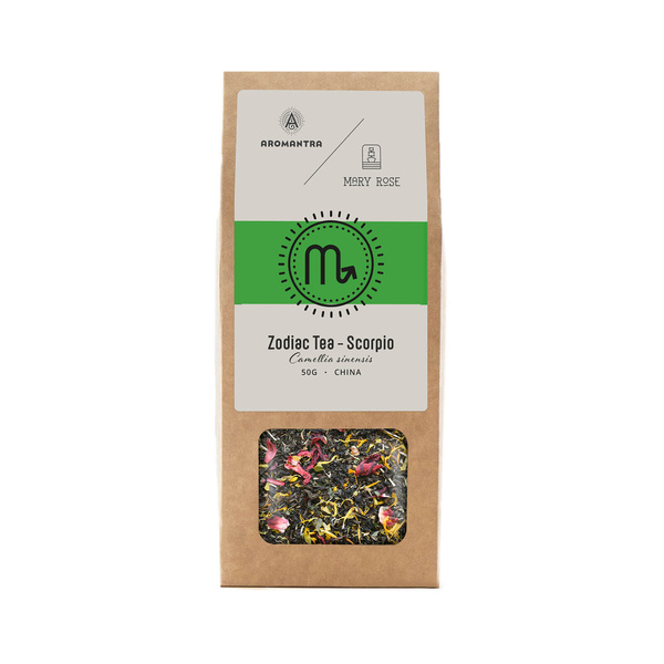 Aromantra x Mary Rose – Állatövi tea – Skorpió (fekete tea) 50 g