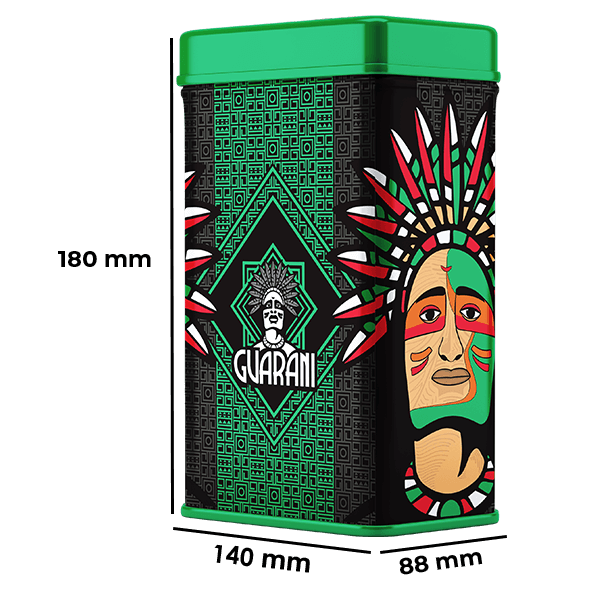 Yerbera – Fém doboz + Guarani Naranja 0,5 kg