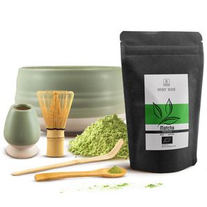 PRÉMIUM matcha teafőző készlet: japán BIO matcha 30g + kiegészítők