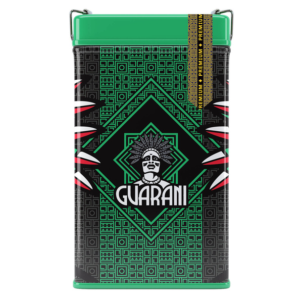 Yerbera – Fém doboz + Guarani Premium 0,5 kg