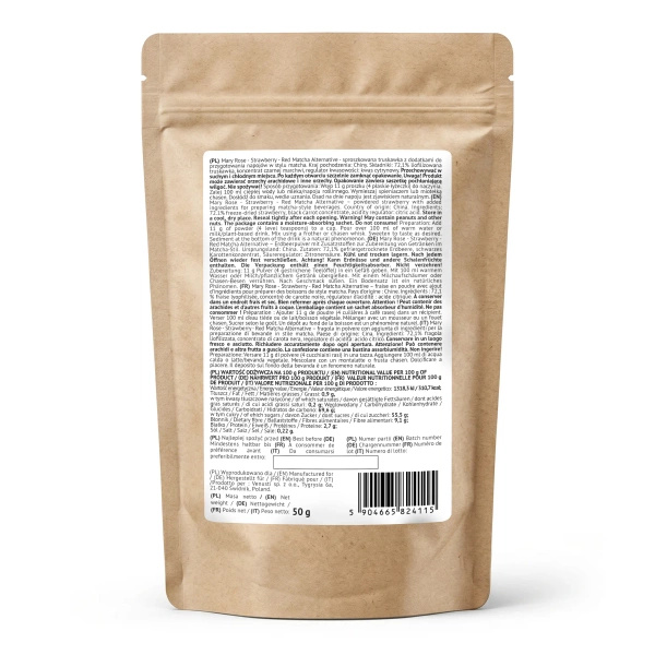 Mary Rose – Red Matcha Alternative – Eper (por) 50 g