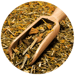 Yerbera – Fém doboz + Yaguar Mango Tango 0,5 kg
