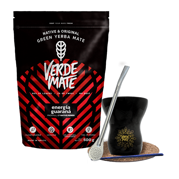 Starter szett Bombilla Mate Cup + mate tea Verde