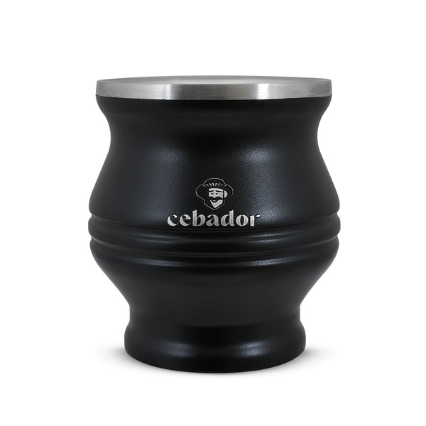 TermoColador – termosbögre yerba matéhoz – 190 ml (fekete)