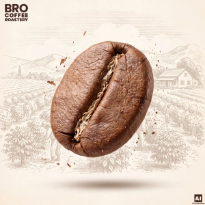Bro Coffee Roastery – Szemes kávé Pure Crema 400 g