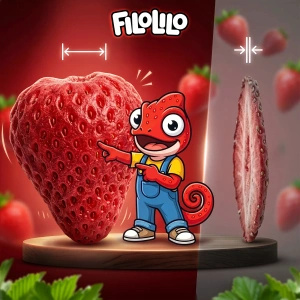 FiloLilo – Liofilizált eper (egész) 100 g
