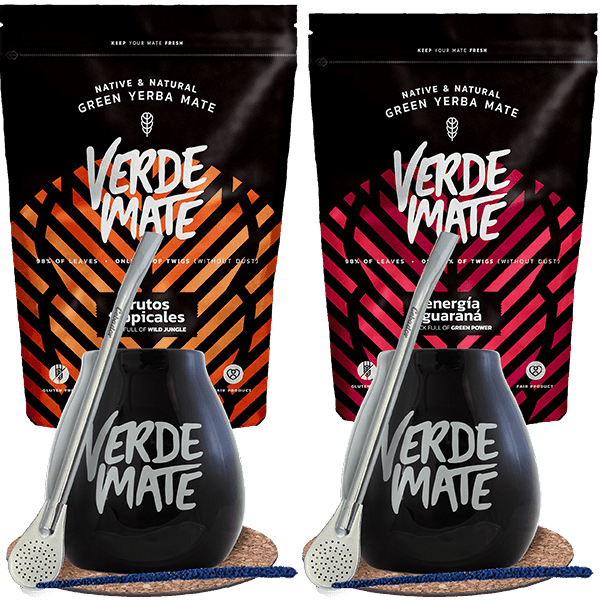 Szett mate tea Bombilla Mate csésze két személyre 1kg