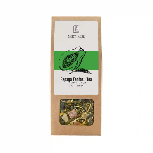 Mary Rose - Papaya Fantasy Zöld Tea - 50g