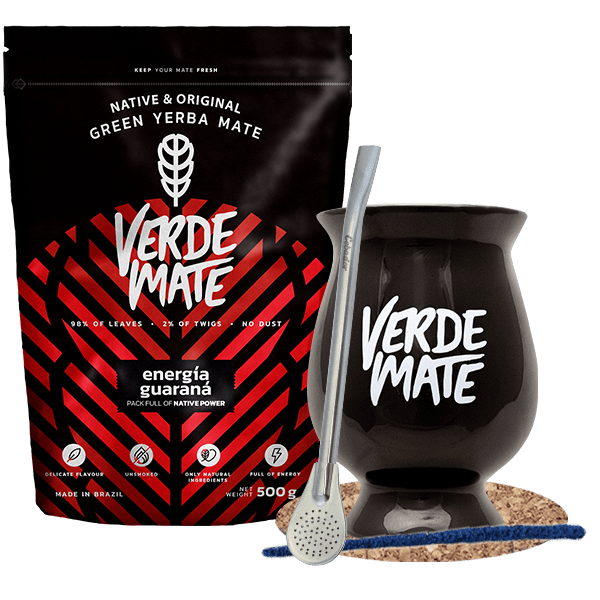 Starter szett Bombilla Mate Cup + mate tea Verde