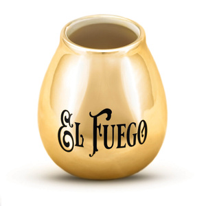Yerba Mate készlet: El Fuego Elaborada 1kg + Mate Tök + Bombilla