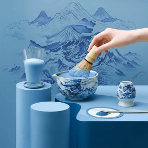 Ceremoniái matcha teafőző készlet: japán BIO matcha 30g + kiegészítők