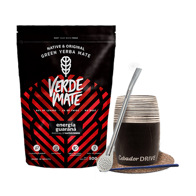 Szett mate tea Energia 500g tök Bombilla