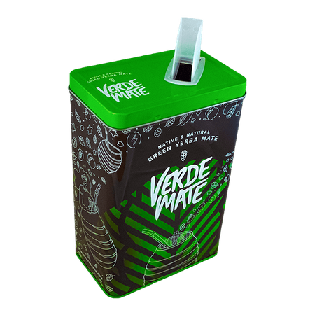 Yerbera - konzervdoboz + Verde Mate Zöld Pomelo De Oriente 0.5kg 