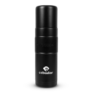 Yerbomos XL ALL IN ONE - 750ml - Mate tök, termosz és bombilla egyben (fekete)