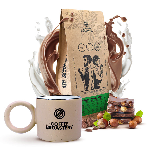 Bro Coffee Roastery szett: Brazil Mogiana kávé + bögre