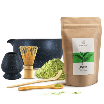 Matcha tea főzőkészlet: matcha 100g + kiegészítők