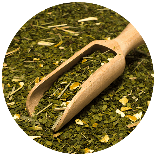 Yerbera – Fém doboz + Verde Mate Green Menta Limón 0,5 kg