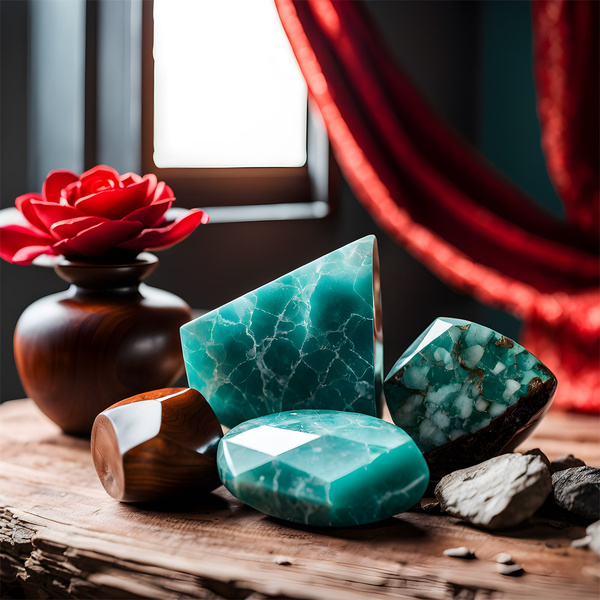 Természetes kövek, kristályok és füstölők készlete - ezotéria, jóga, meditáció