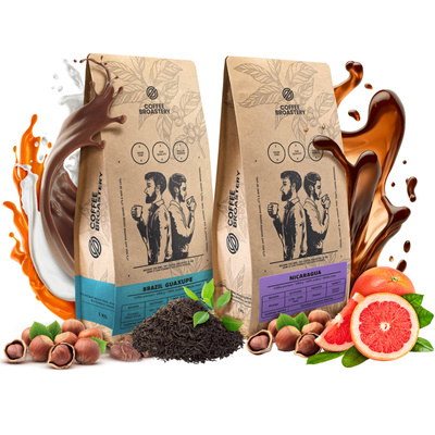 Készlet Bro Coffee Roastery Nicaragua Colibrí Azul + Brazil Guaxupe 2x1kg (2kg)
