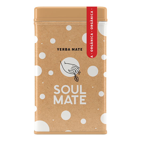 Yerbera – Fém doboz + Soul Mate Orgánica Elaborada 0,5 kg