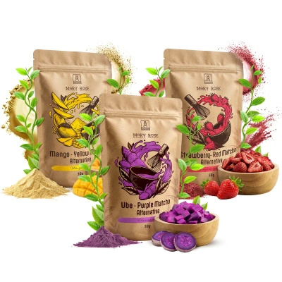 Színes matcha válogatás: Purple Matcha + Yellow Matcha + Red Matcha