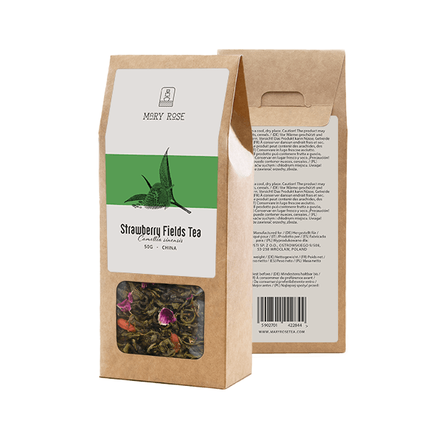 Mary Rose - Strawberry Fields zöld tea - 50g