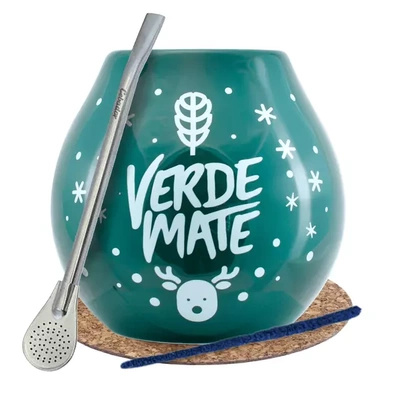 Yerba Mate téli készlet Verde Mate kalácsa + bombilla
