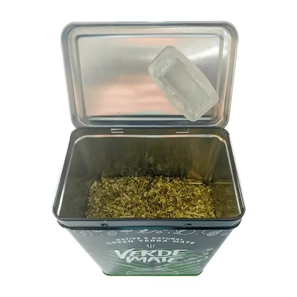 Yerbera – Fém doboz + Verde Mate Green Hangover 0,5 kg