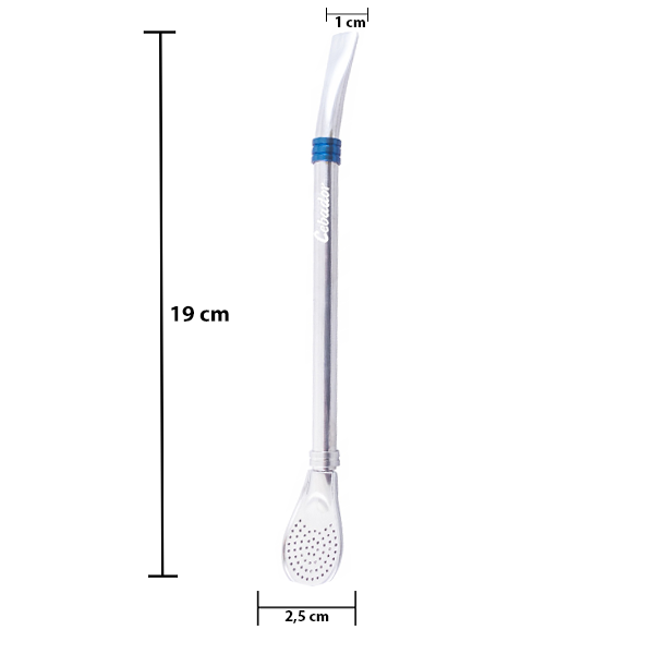 Bombilla Anillo kék