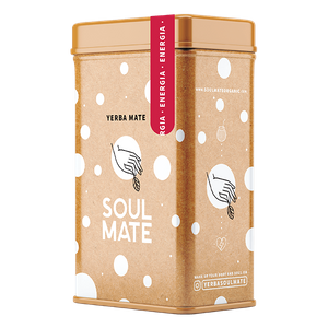 Yerbera – Fém doboz + Soul Mate Orgánica Energia 0,5 kg