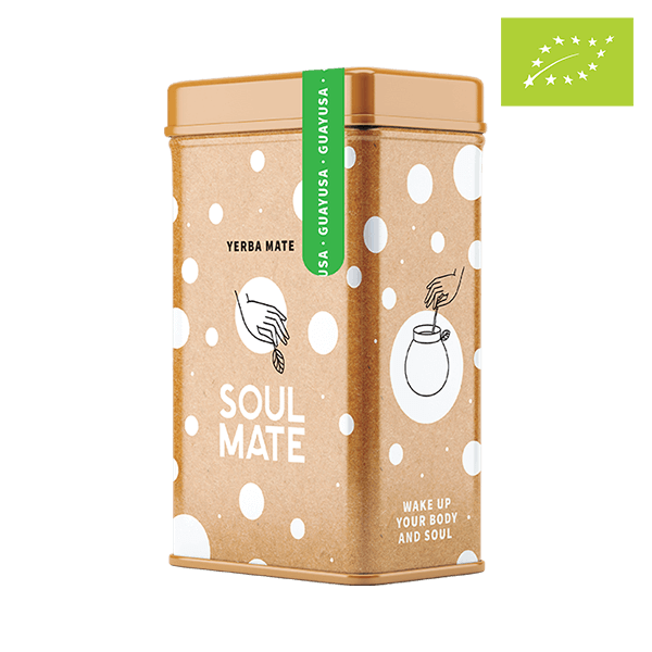 Yerbera – Fém doboz + Soul Mate Orgánica Guayusa 0,5 kg