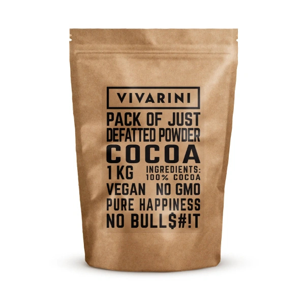 Vivarini – Alkalizált kakaó sötét (por) 1 kg