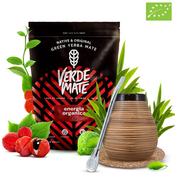 Yerba Mate készlet Verde Mate 400g 0,4kg Mate Tök + Bombilla
