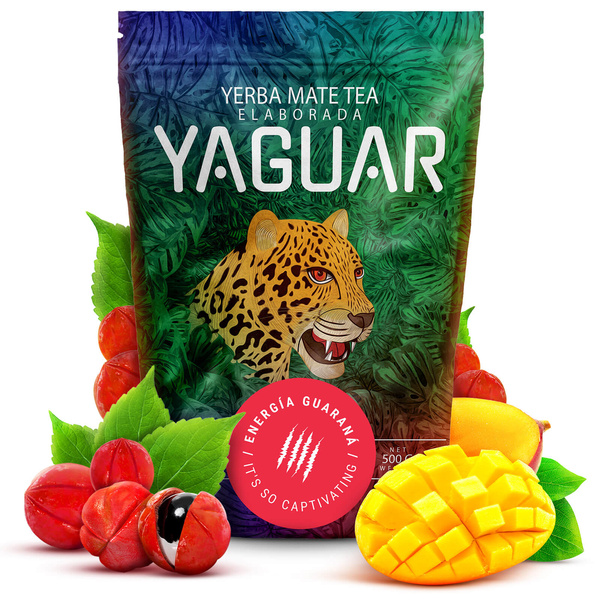 Yerba Mate Yaguar Energy Calabash Gatito 500g készlet Yerba Mate Yaguar Energy Calabash Gatito 500g
