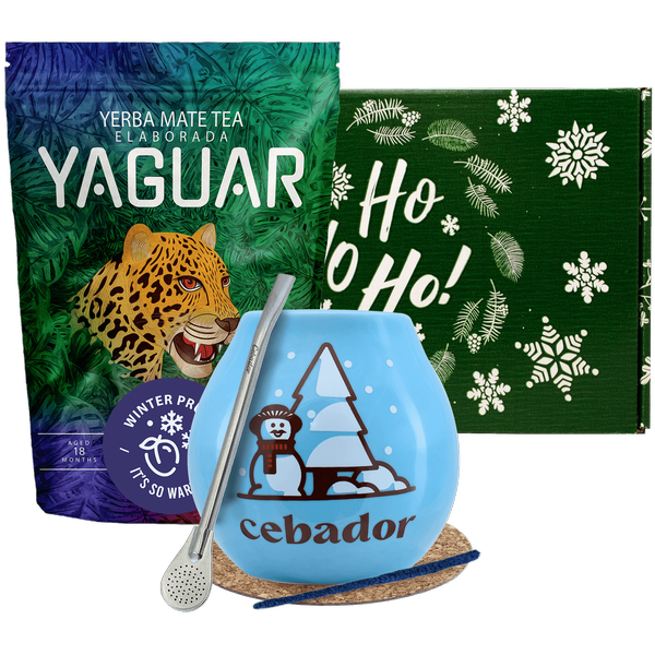 Ajándékkészlet Yerba Mate Yaguar Winter Prune 500g