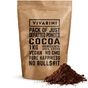 Vivarini – Alkalizált kakaó sötét (por) 1 kg