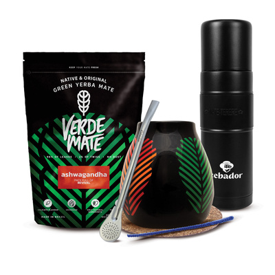 Yerba Mate készlet Verde Mate 500g 0,5kg Yerbomos XL + Mate Tök + Bombilla