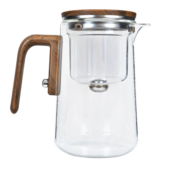 Üveg teáskanna mágneses szűrővel Velora 800 ml
