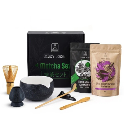 Ajándékszett: japán ceremoniális matcha + színes matcha-alternatíva