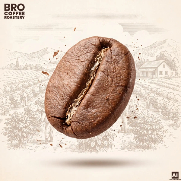 Bro Coffee Roastery – Szemes kávé Pure Crema 400 g