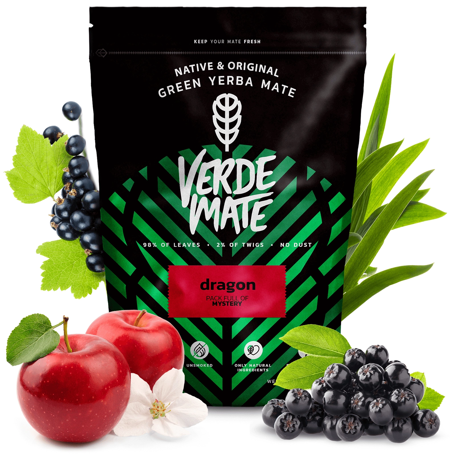 Verde Mate Green Dragon - Close-up