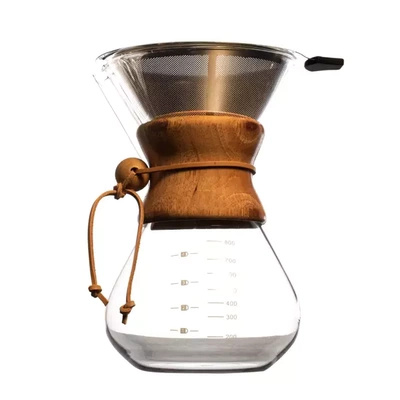 Chemex típusú kávéfőző 800 ml + újrahasználható szűrő