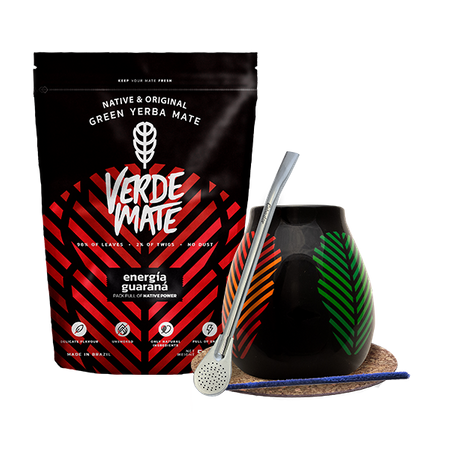 Starter szett Bombilla Mate Cup + mate tea Verde