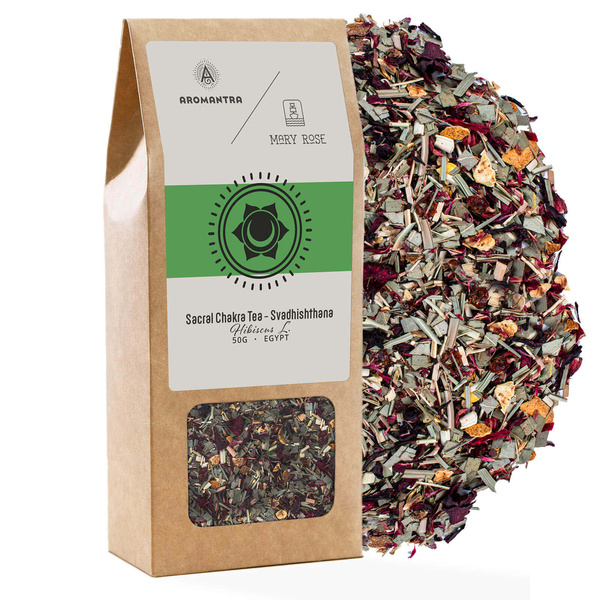 Készlet a keresztcsonti csakra (Svadhishthana) számára: csakra tea + mágikus kő