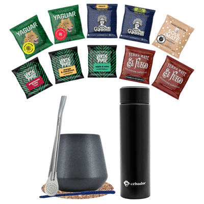 Yerba Mate 500g Mate tök 10x50g termosz készlet
