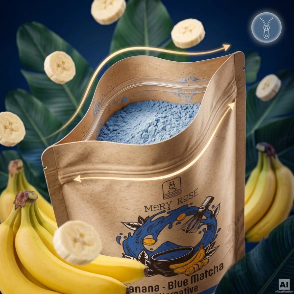 Mary Rose – Blue Matcha Alternative – Banán (por) 100 g