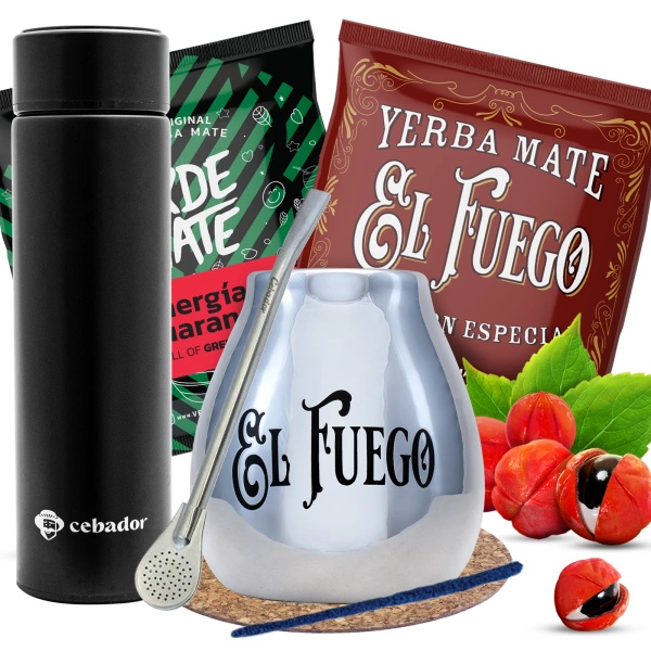 Yerba Mate készlet Yerbomos bombilla 2x50g